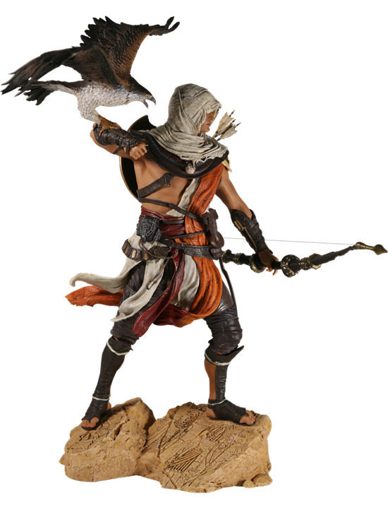 Assassin’s Creed Origins Bayek hand-made PVC statue 25cm with eagle Senu, collectible figure, Exit7 Bangladesh