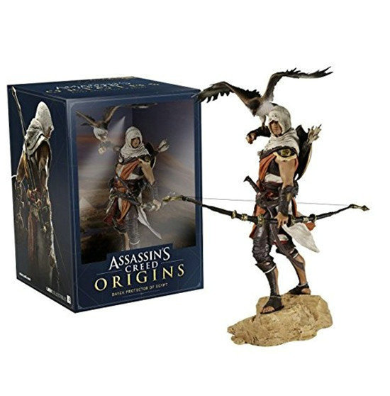 Assassin’s Creed Origins Bayek hand-made PVC statue 25cm with eagle Senu, collectible figure, Exit7 Bangladesh