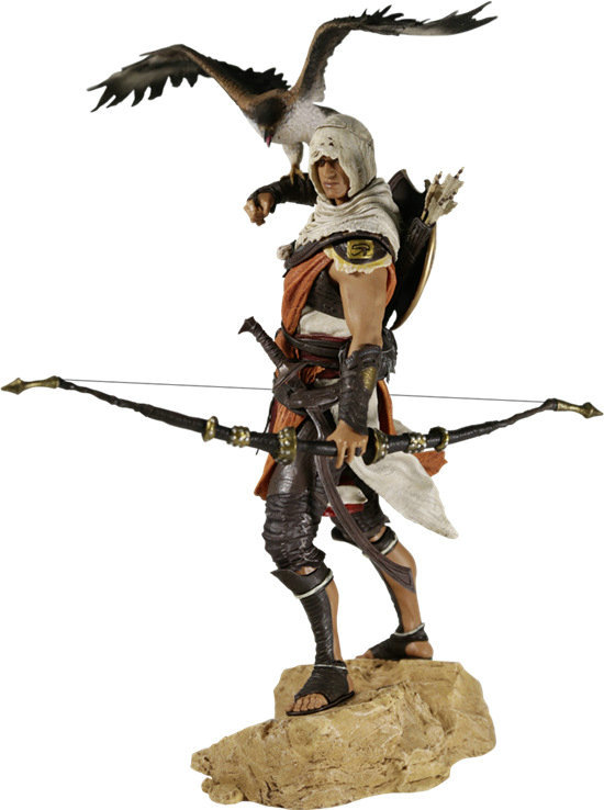 Assassin’s Creed Origins Bayek hand-made PVC statue 25cm with eagle Senu, collectible figure, Exit7 Bangladesh