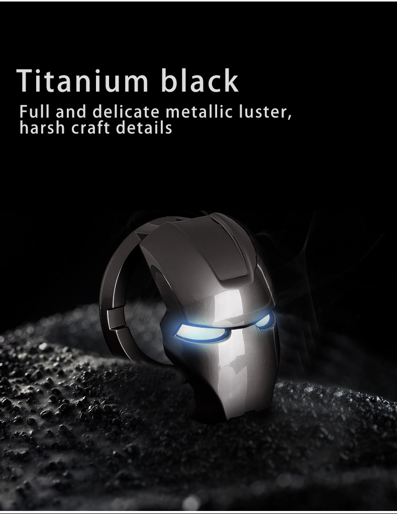 Iron Man button cover for car, PC, and bike in pearl silver and titanium black, Marvel accessory Bangladesh, Exit7
