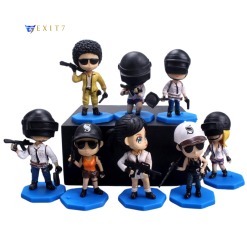 Battle Royale Game Mini Figure Set (8 Pieces) – ExiT 7 Bangladesh, collectible gaming mini figures