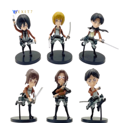 Attack on Titan Mini Figure Set 9cm (6 Pieces) Exit7 Bangladesh