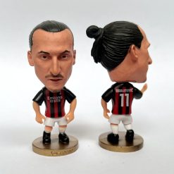 AC Milan football star mini figure set in red and black kit, collectible PVC toys, Exit7 Bangladesh
