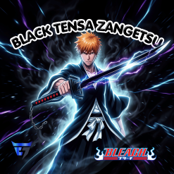 Ichigo Kurosaki Black Tensa Zangetsu Replica Katana from Bleach available in Bangladesh
