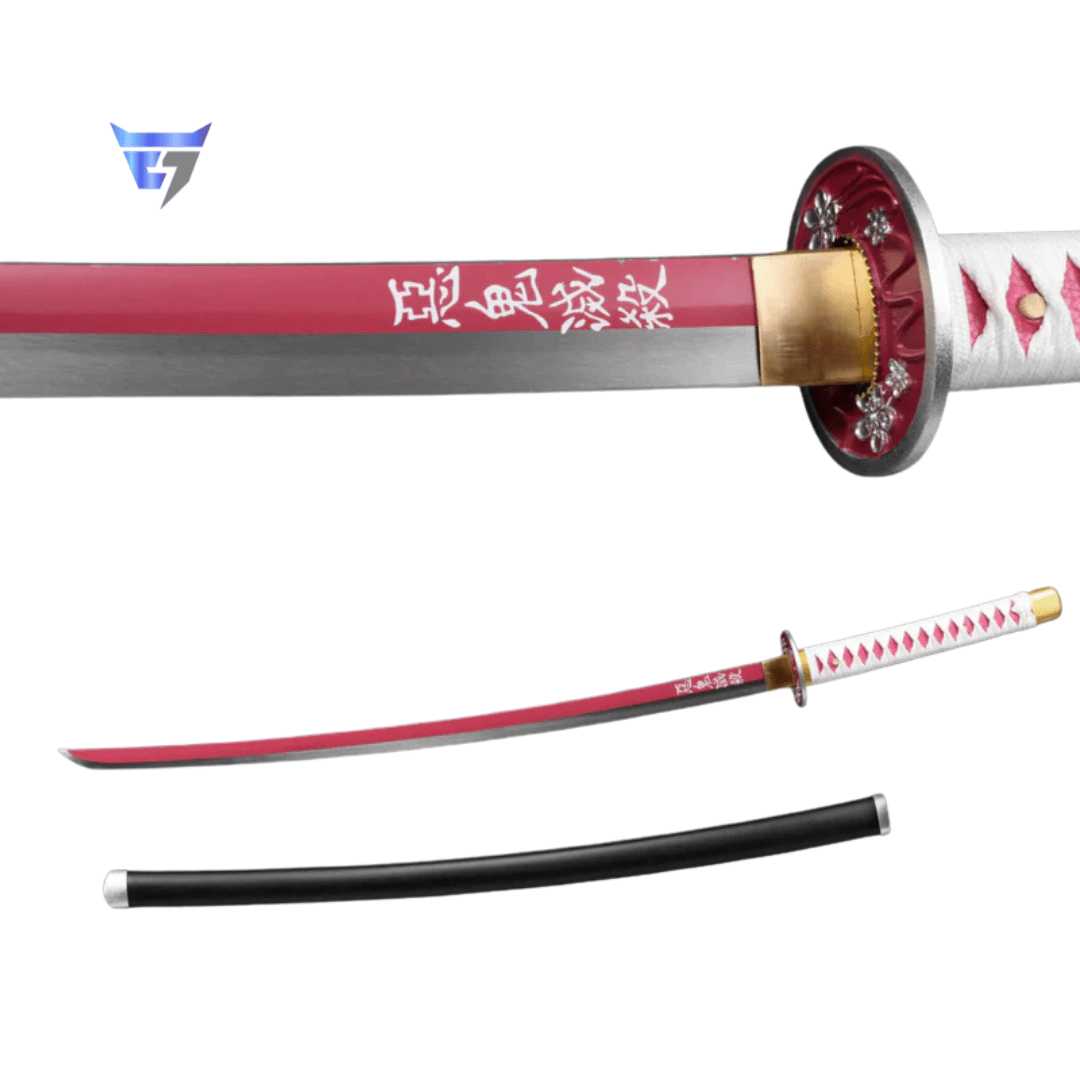 Mitsuri Kanroji Nichirin Sword Replica Katana from Demon Slayer available in Bangladesh