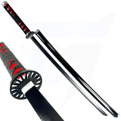 Tanjiro Kamado Black Nichirin Sword Replica Katana from Demon Slayer available in Bangladesh
