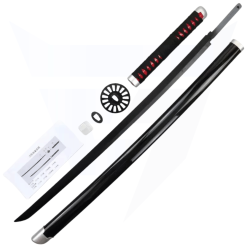 Tanjiro Kamado Black Nichirin Sword Replica Katana from Demon Slayer available in Bangladesh