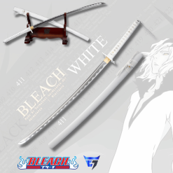White Ichigo Bankai Tensa Zangetsu Replica Katana from Bleach available in Bangladesh